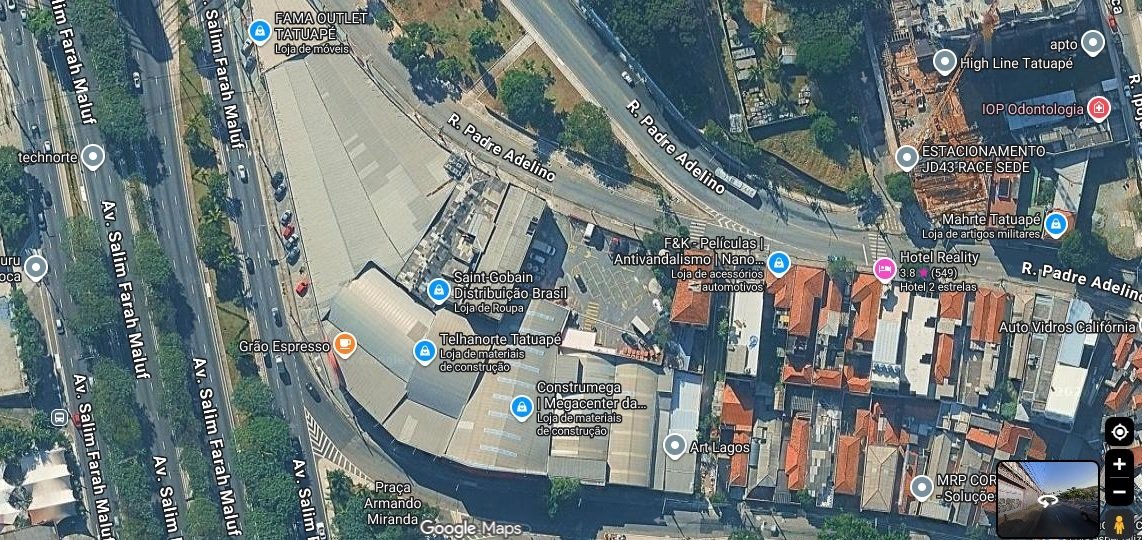 AREA GALPÃO - Av. Salim Farah Maluf,  (Tatuapé)